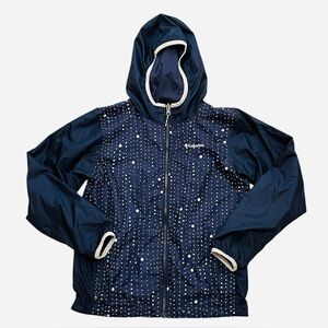 Columbia M (10/12) Reversible light hooded jacket